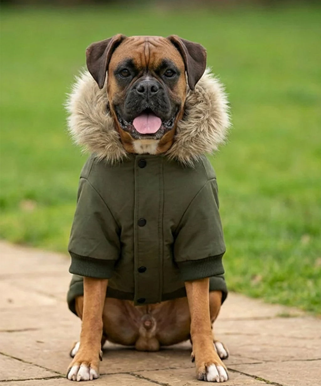 Dog’s parka jacket