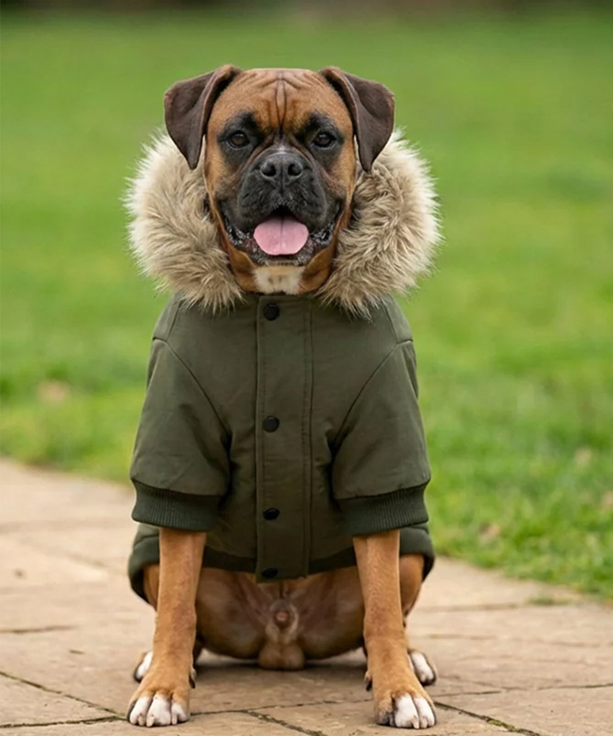 Dog’s parka jacket